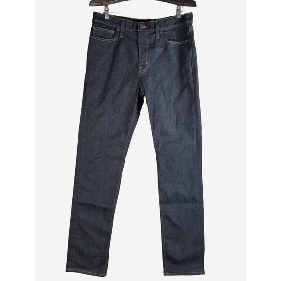 J. Crew Mercantile Straight‎ Dark Blue Jeans Men's 34x34 Dark Wash - Picture 1 of 11